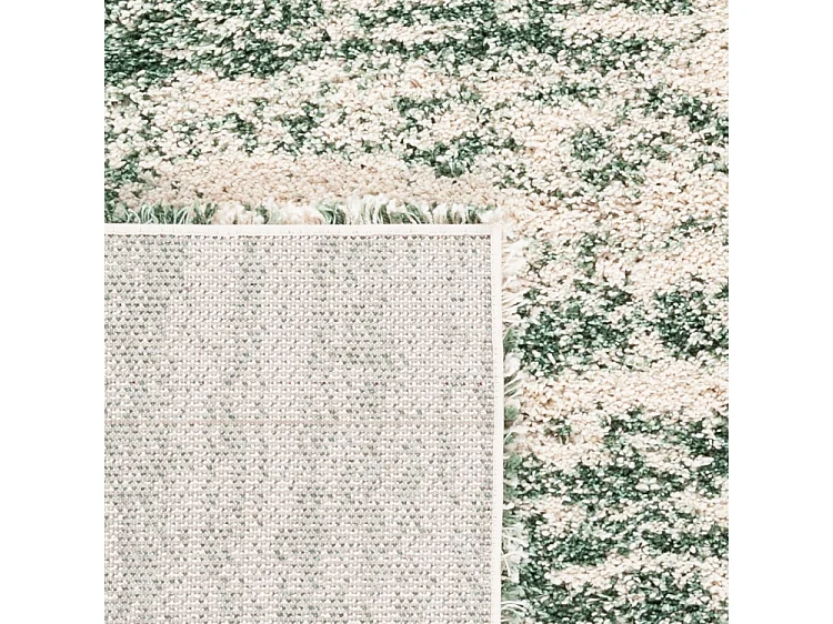 Tapis Ivoire/Vert 69 X 183 cm - Vida