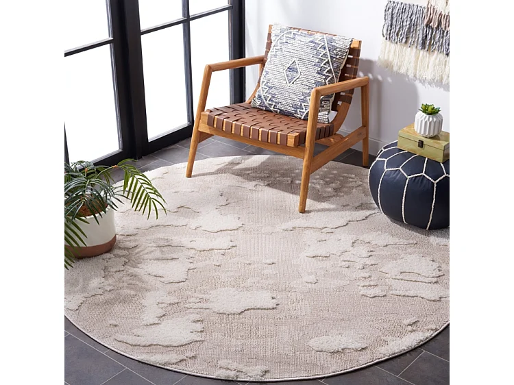 Tapis Beige/Ivoire 201 X 201 cm - Ocean