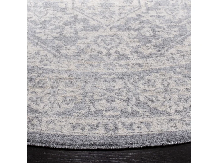 Tapis Gris clair/Ivoire 152 X 152 cm - Melany
