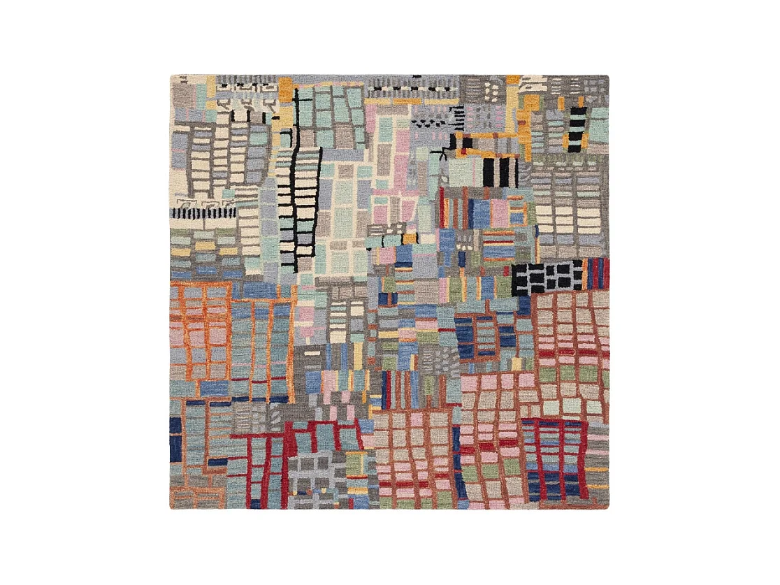 Tapis Ivoire/Noir 91 X 91 cm - Maren