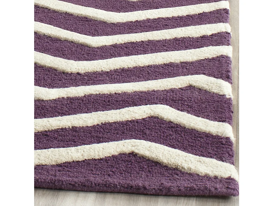 Tapis Violet/Ivoire 183 X 274 cm - Edie