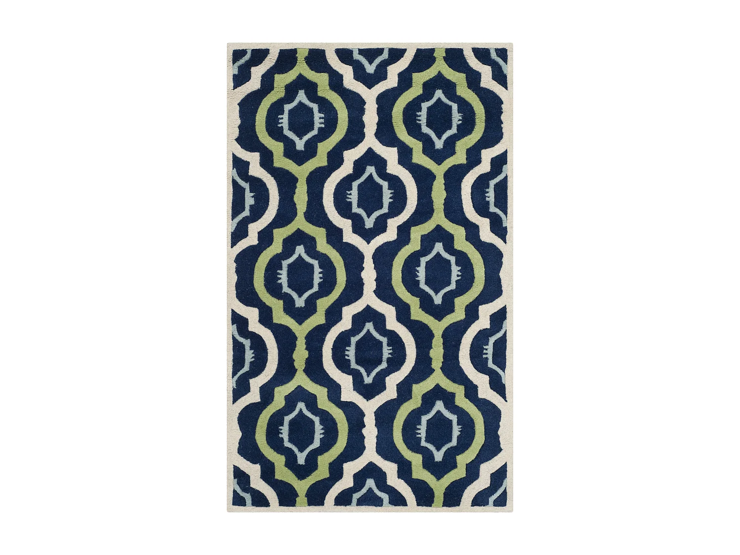 Tapis Bleu Marine/Multicolore 91 X 152 cm - Marian