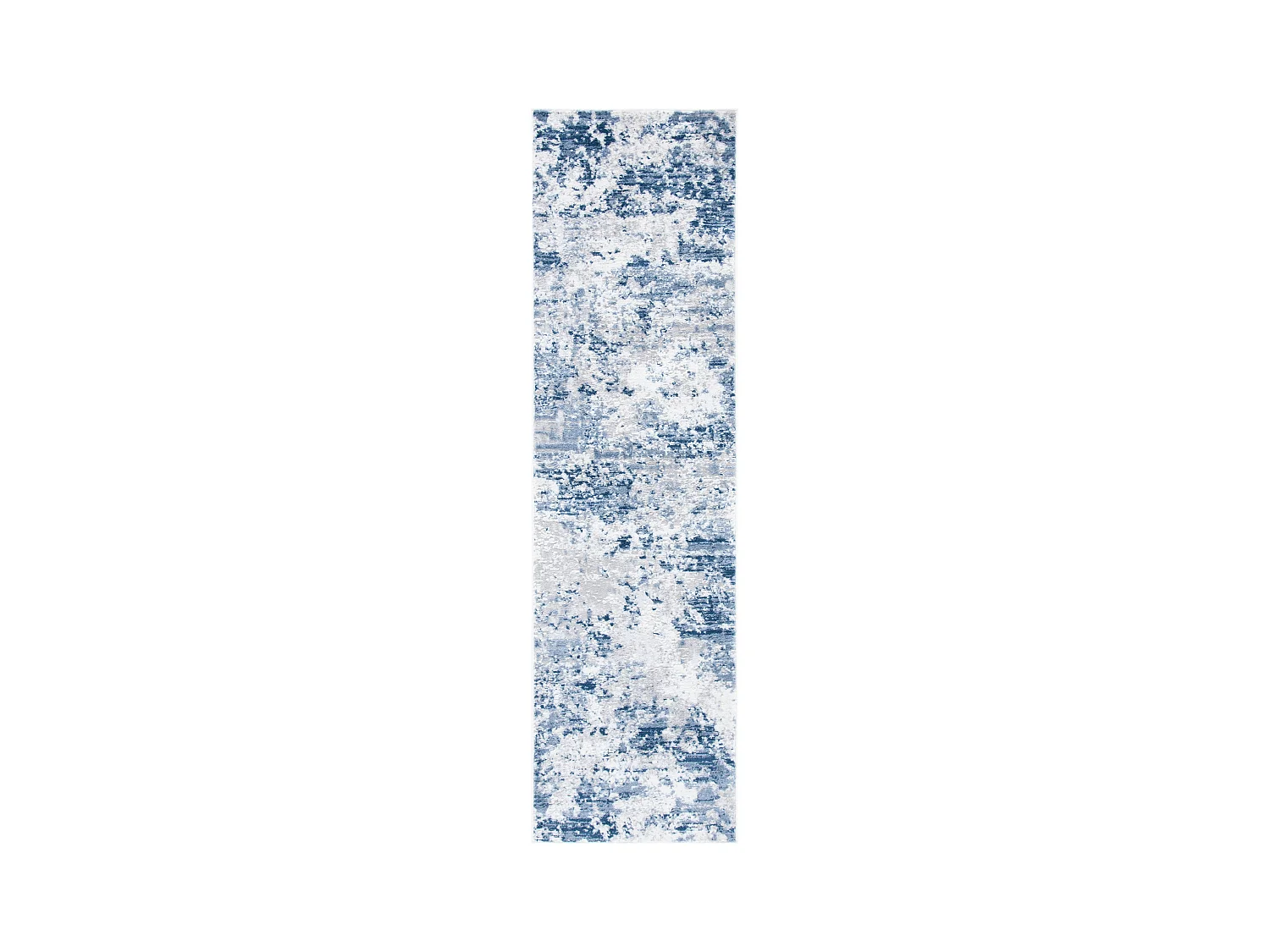 Tapis Marine/Gris 66 X 122 cm - Rhiannon