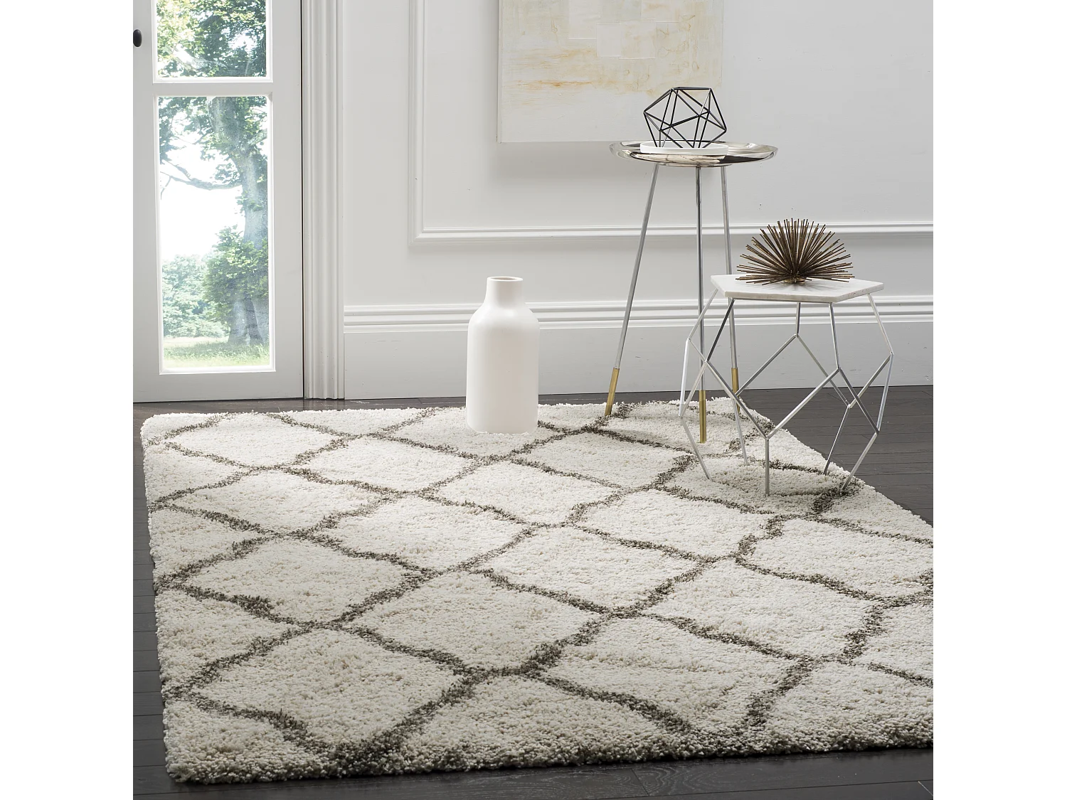 Tapis Neutre/Gris 183 X 274 cm - Brooklyn