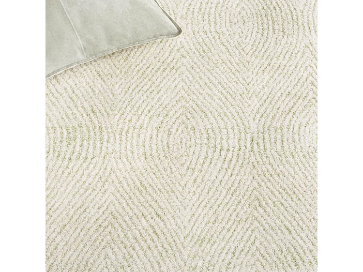 Tapis Vert/Ivoire 91 X 152 cm - Alaska