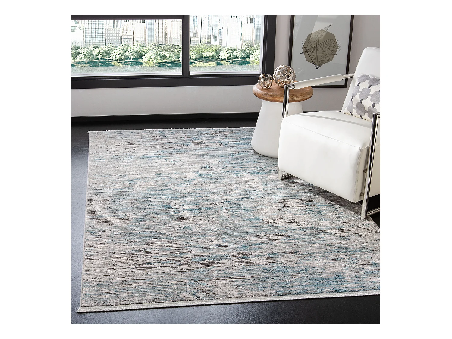 Tapis Bleu/Gris 183 X 274 cm - Charlie