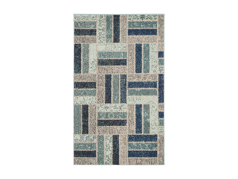 Tapis Gris/Bleu 122 X 170 cm - Jax