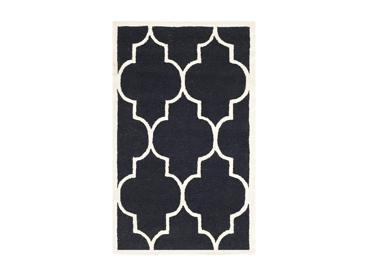 Tapis Noir/Neutre 91 X 152 cm - Sky