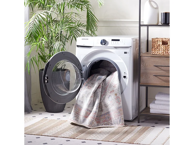 Tapis Ivoire/Bleu 235 x 305 cm - Clementina