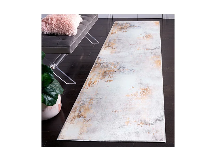 Tapis Gris/Or 76 X 244 cm - Aviva
