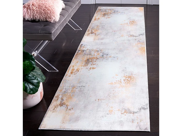 Tapis Gris/Or 76 X 244 cm - Aviva