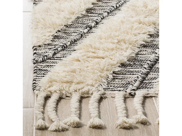 Tapis Noir/Neutre 152 X 244 cm - Ariana