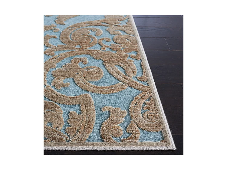 Tapis Neutre/Bleu 122 X 170 cm - Marigot