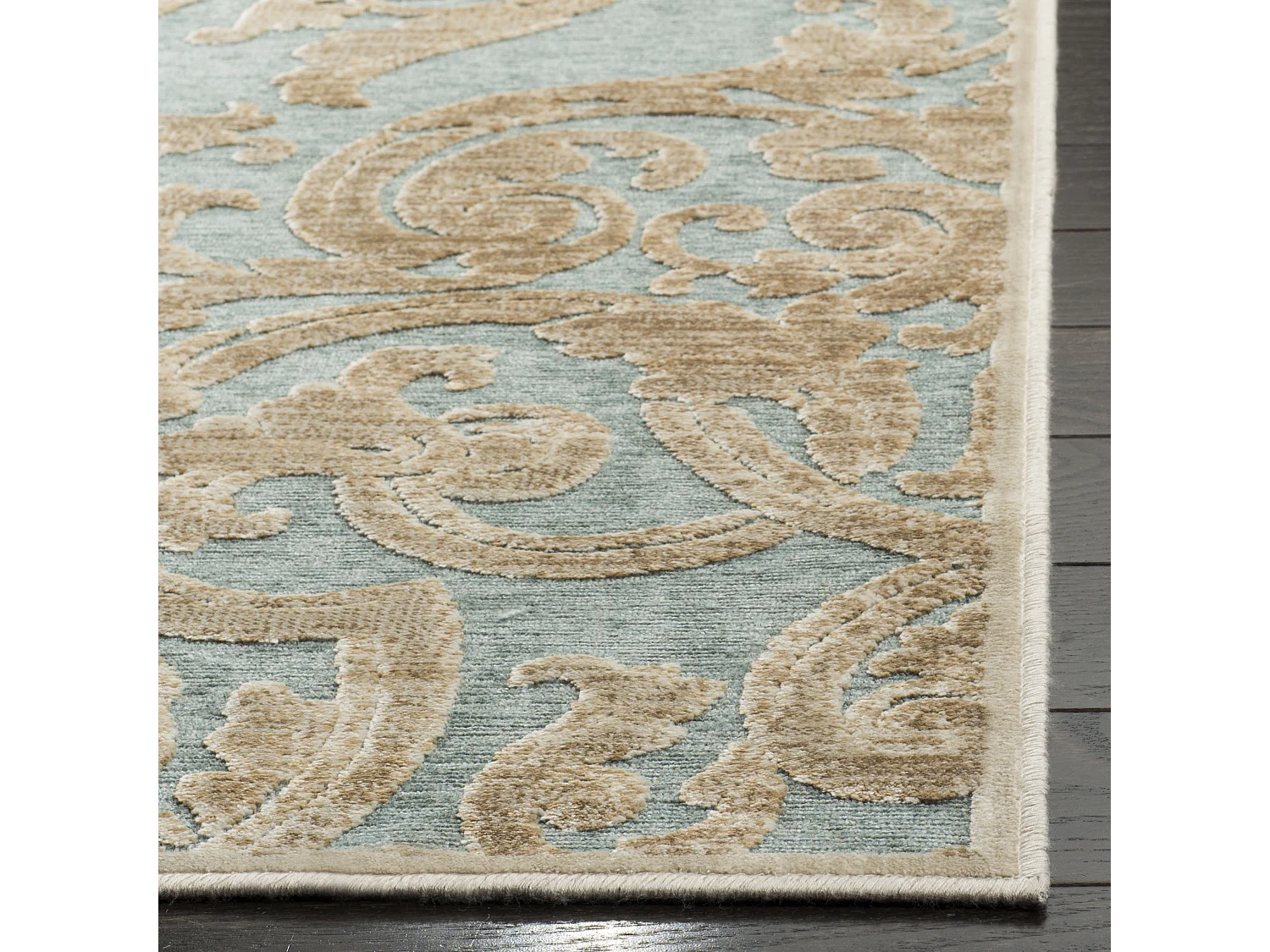 Tapis Neutre/Bleu 122 X 170 cm - Marigot