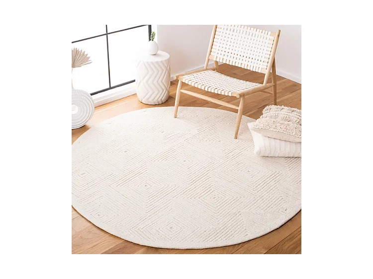 Tapis Blanc 183 X 183 cm - Viviana