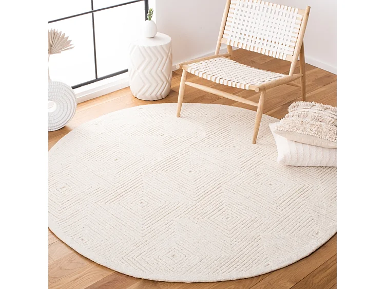 Tapis Blanc 183 X 183 cm - Viviana