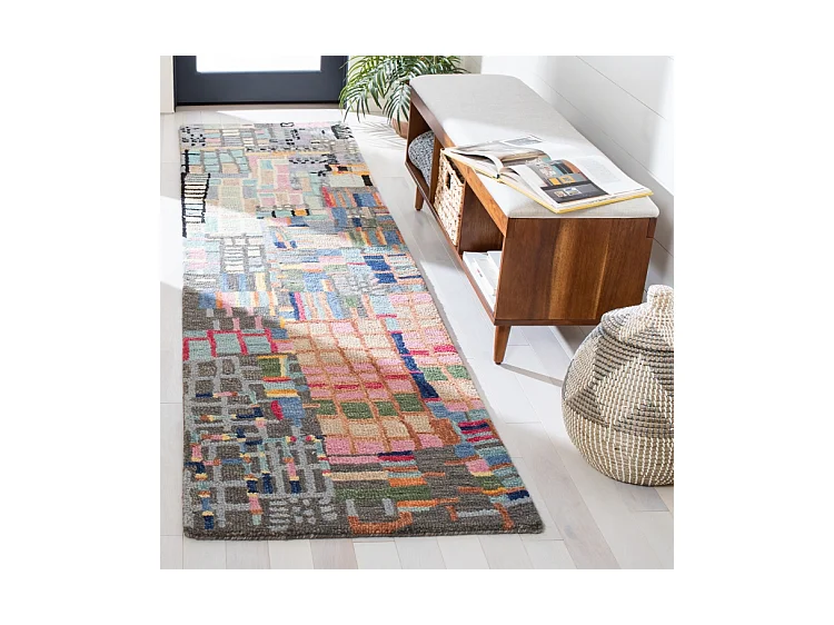 Tapis Ivoire/Noir 69 X 213 cm - Maren