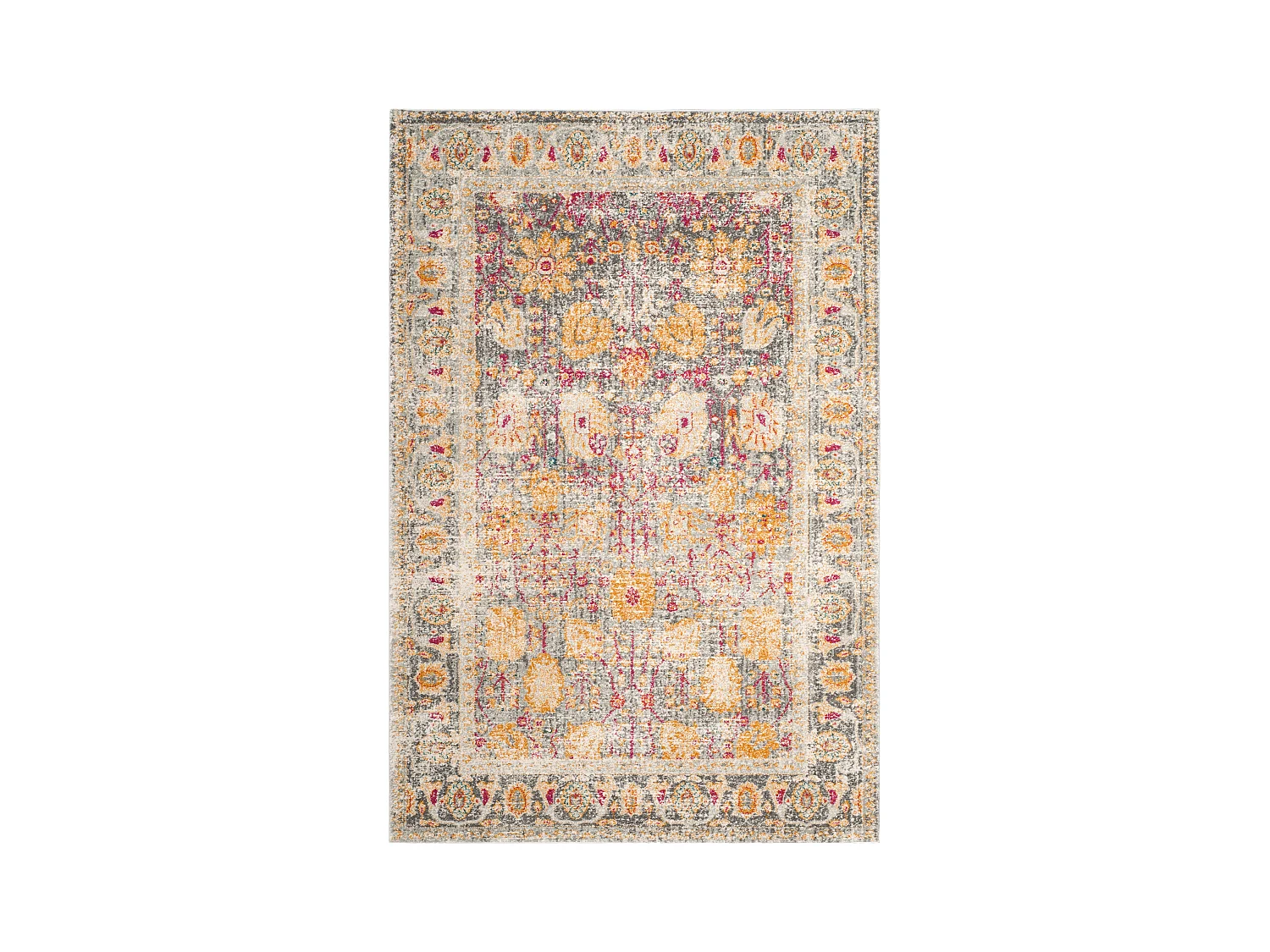 Tapis Gris/Multicolore 155 X 229 cm - Gladys