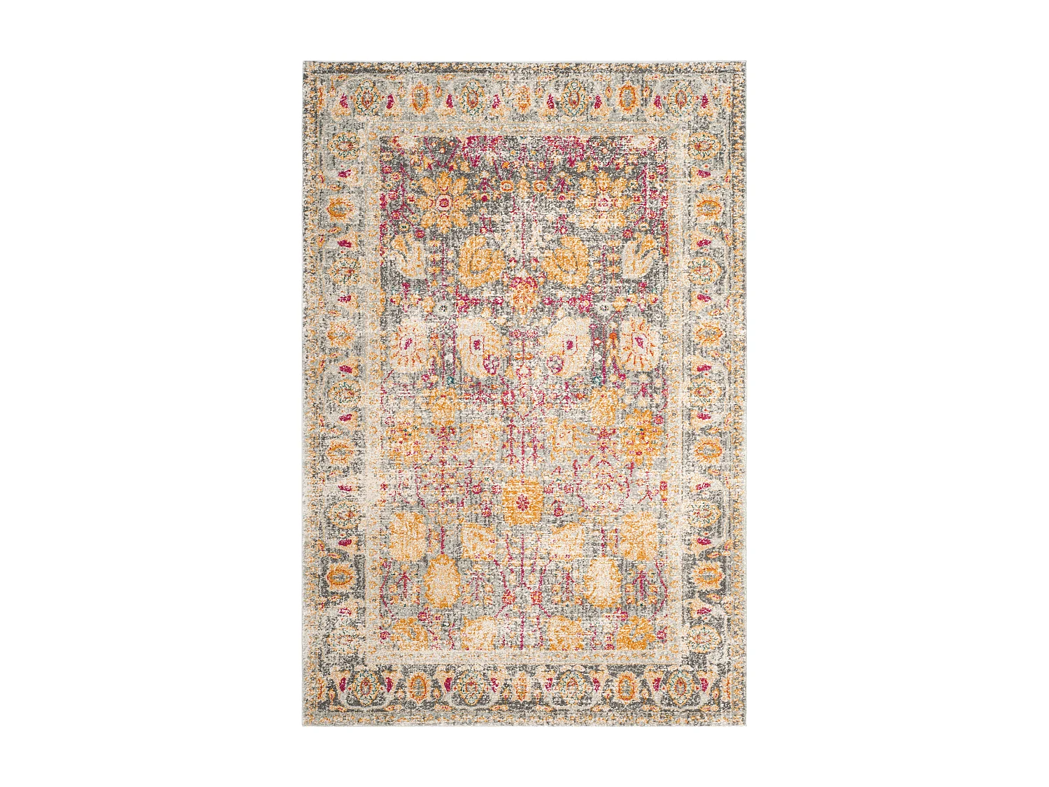 Tapis Gris/Multicolore 155 X 229 cm - Gladys