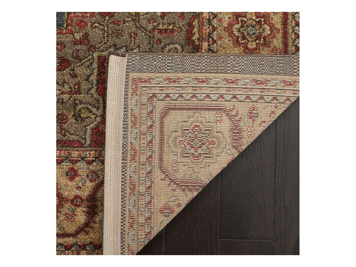 Tapis Bleu Marine/Neutre 201 X 279 cm - Sariel