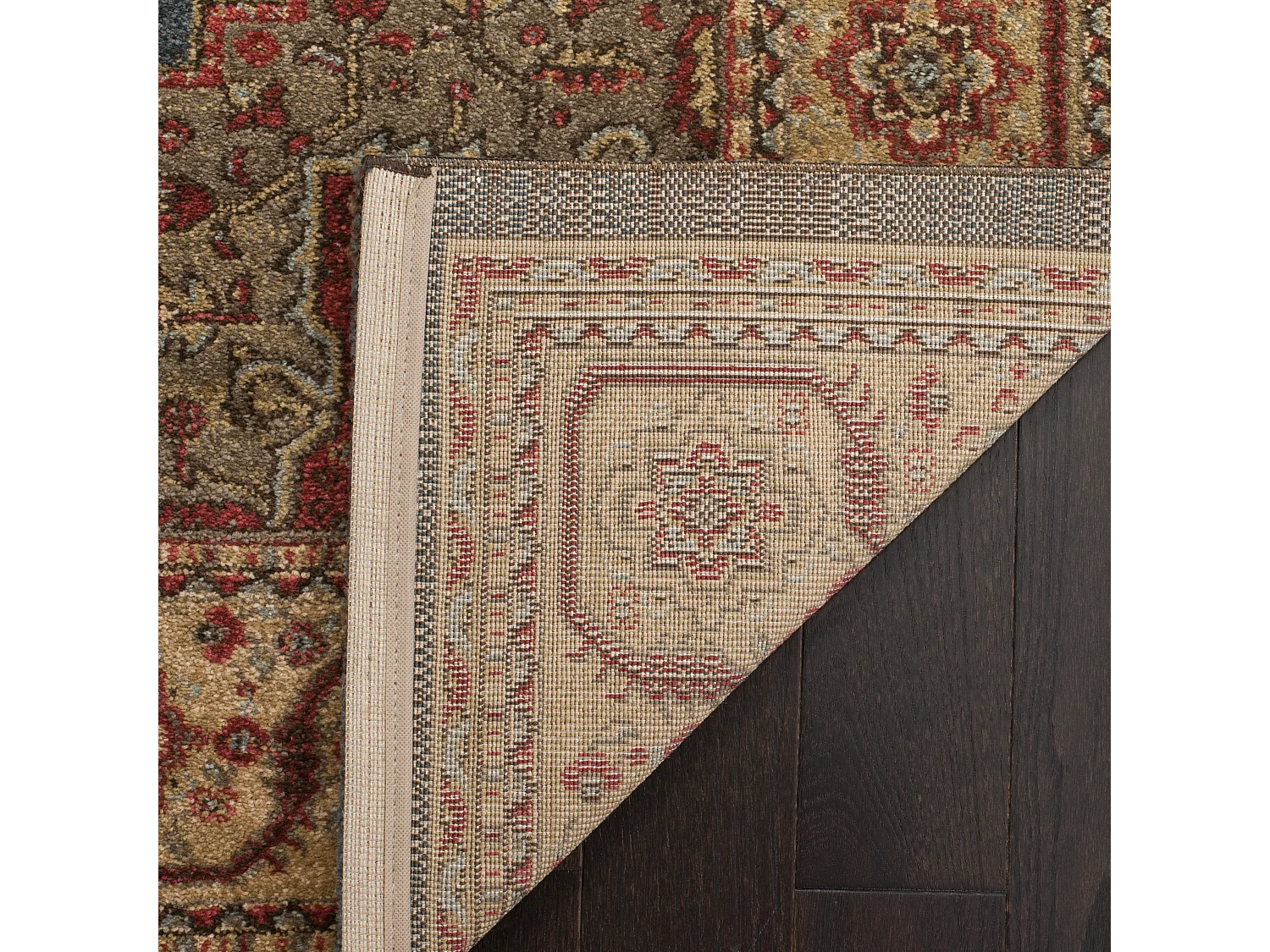 Tapis Bleu Marine/Neutre 201 X 279 cm - Sariel