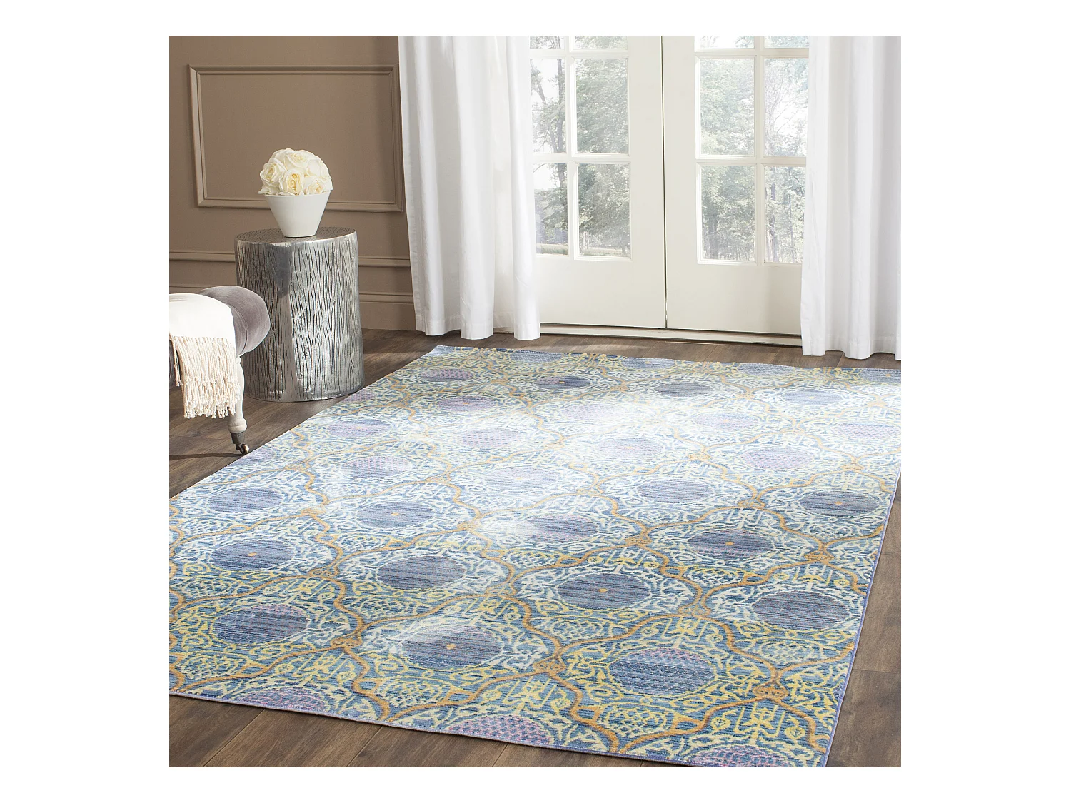 Tapis Violet/Or 152 X 244 cm - Seamus