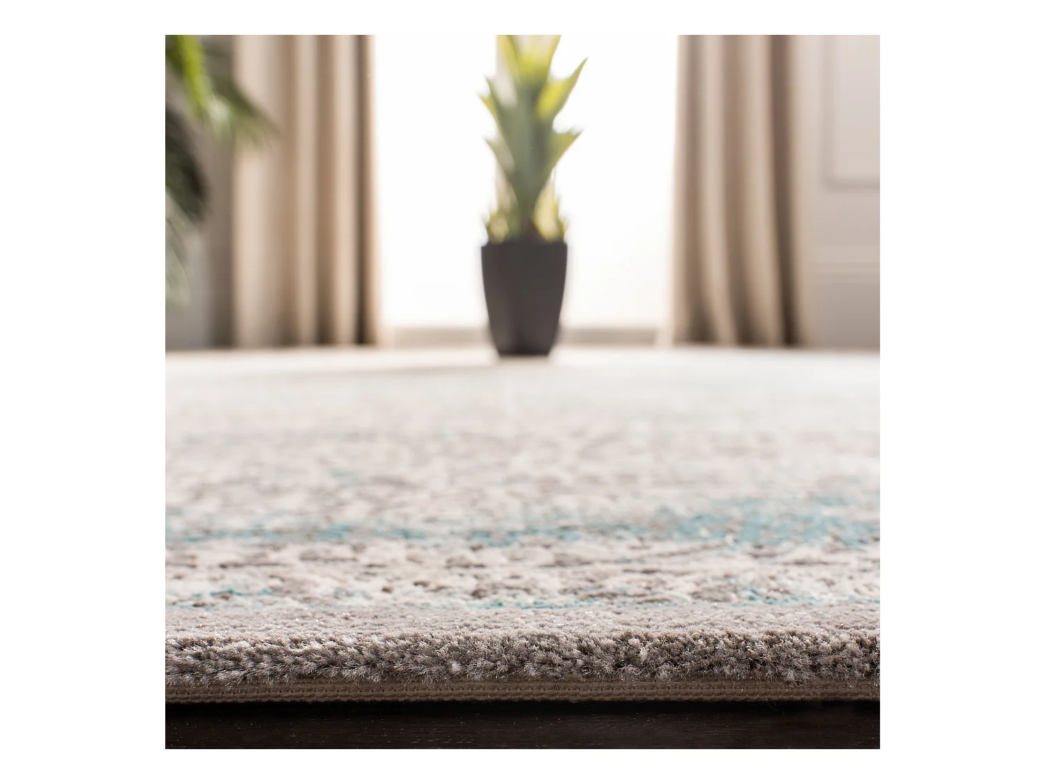 Tapis Bleu/Neutre 155 X 231 cm - Amala