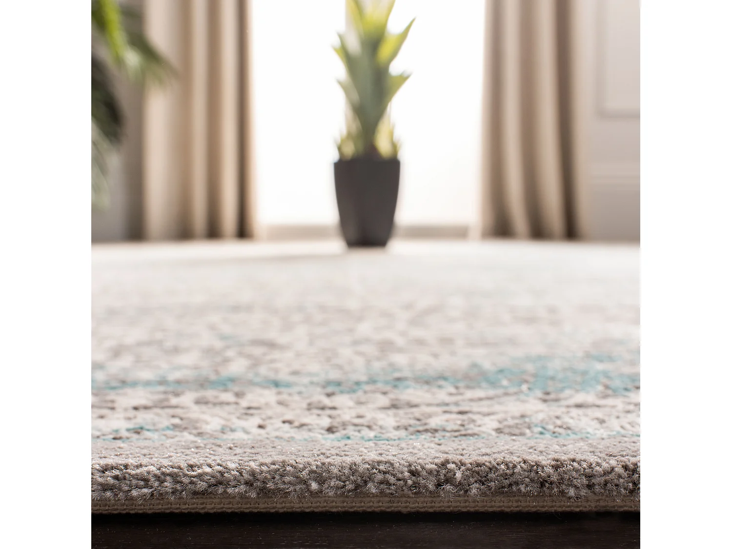 Tapis Bleu/Neutre 155 X 231 cm - Amala