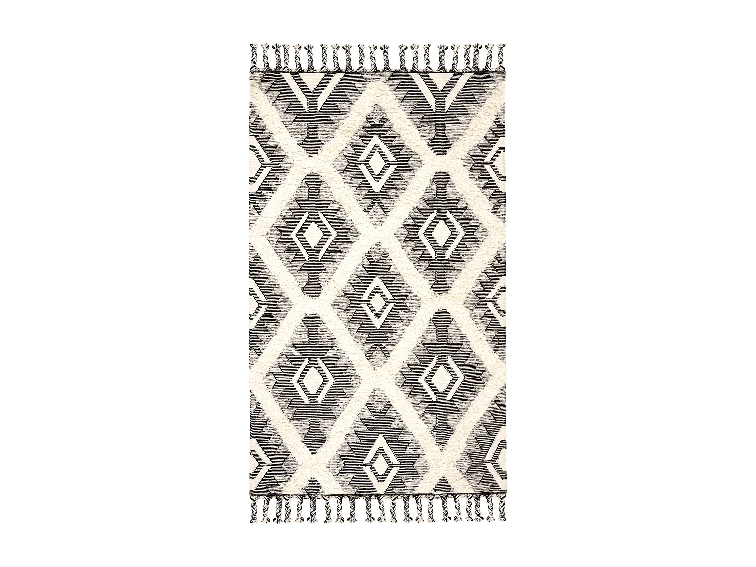 Tapis Noir/Neutre 183 X 274 cm - Kiara