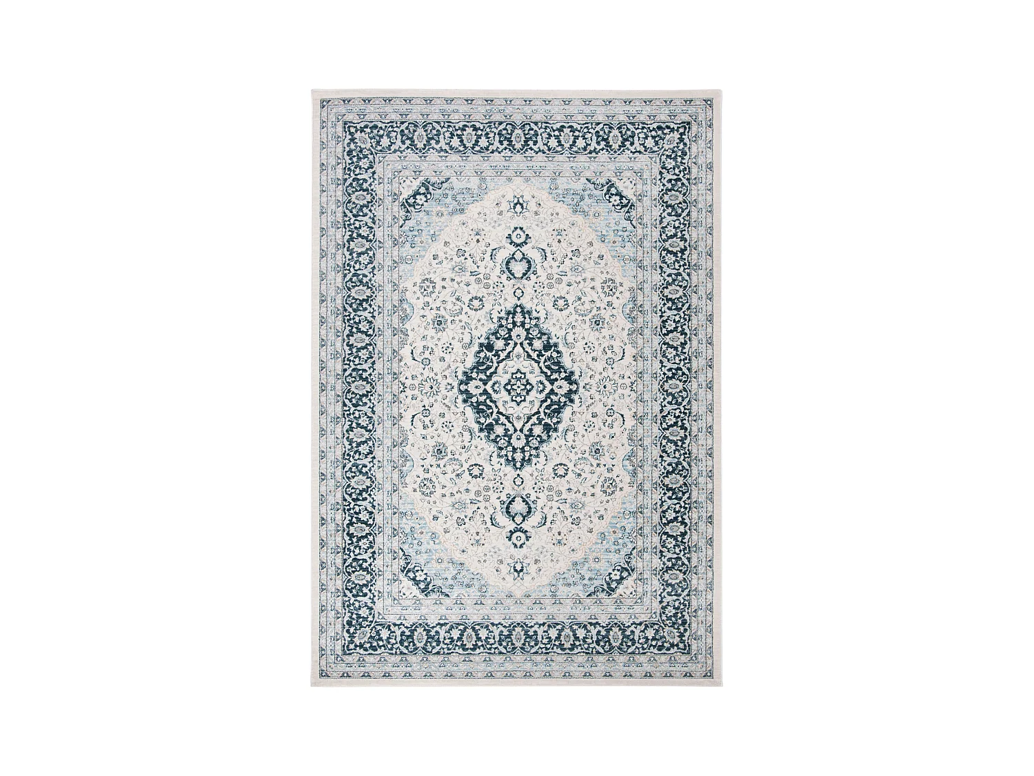 Tapis Neutre/Bleu Marine 160 X 229 cm - Isadora