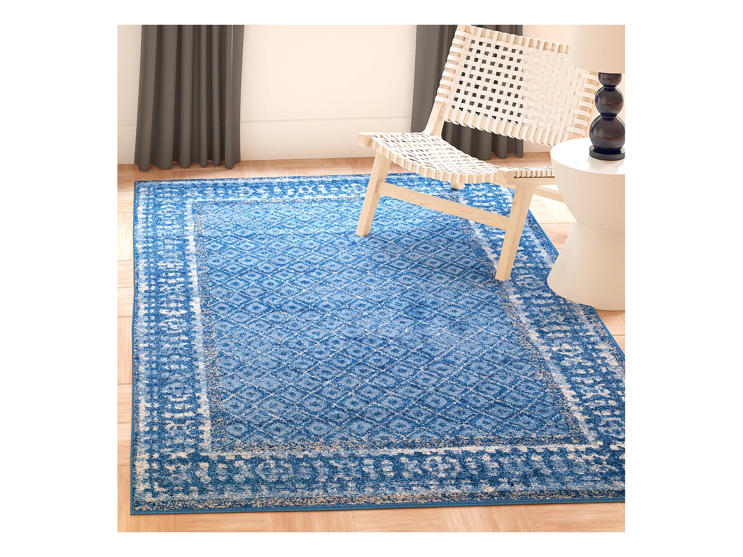 Tapis Bleu 91 X 152 cm - Royce