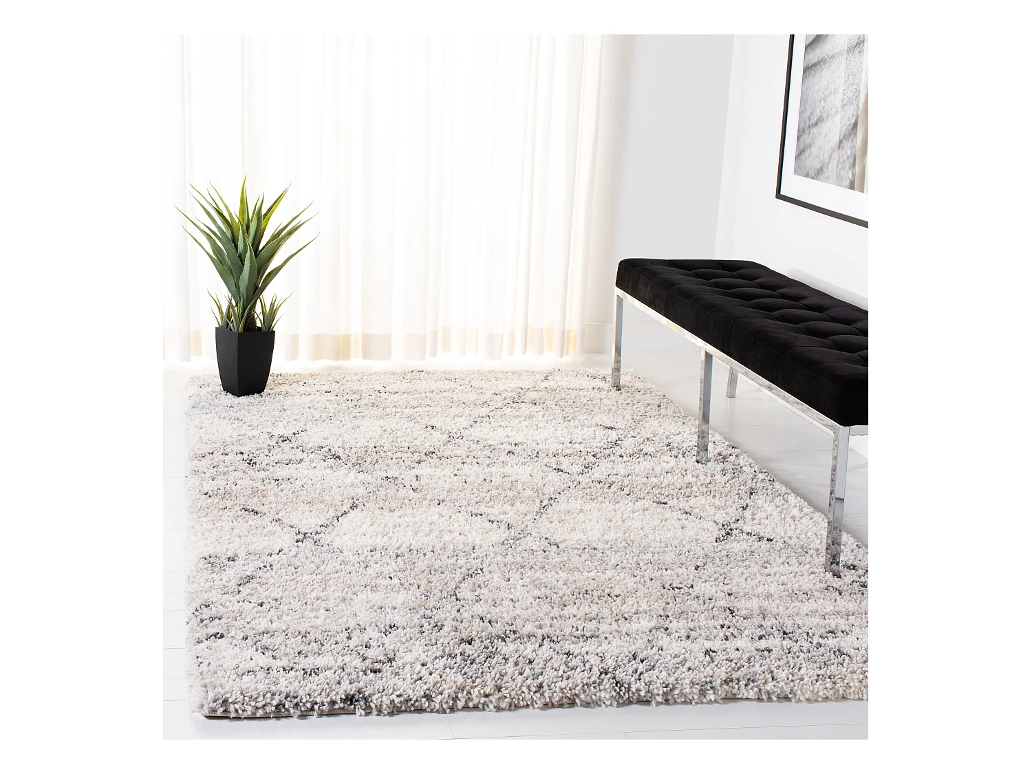 Tapis Gris 201 X 274 cm - Alja