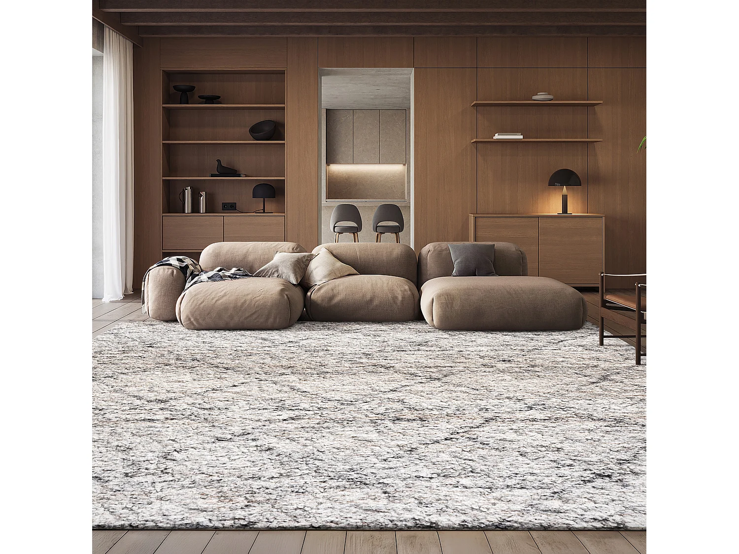 Tapis Gris 201 X 274 cm - Alja