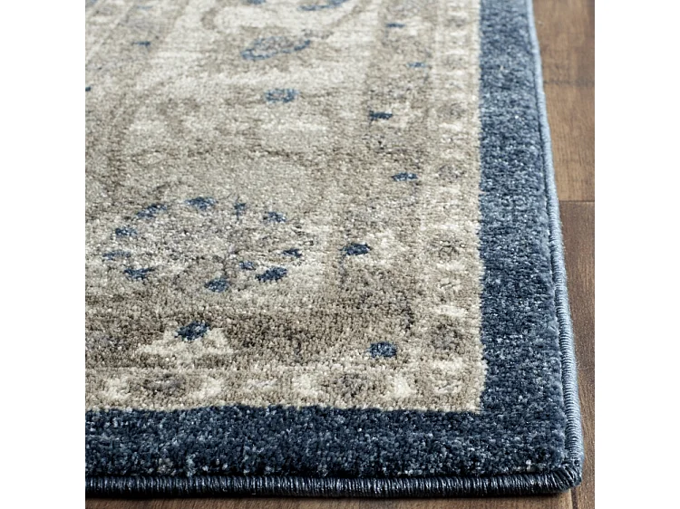 Tapis Bleu/Neutre 66 X 244 cm - Alysia
