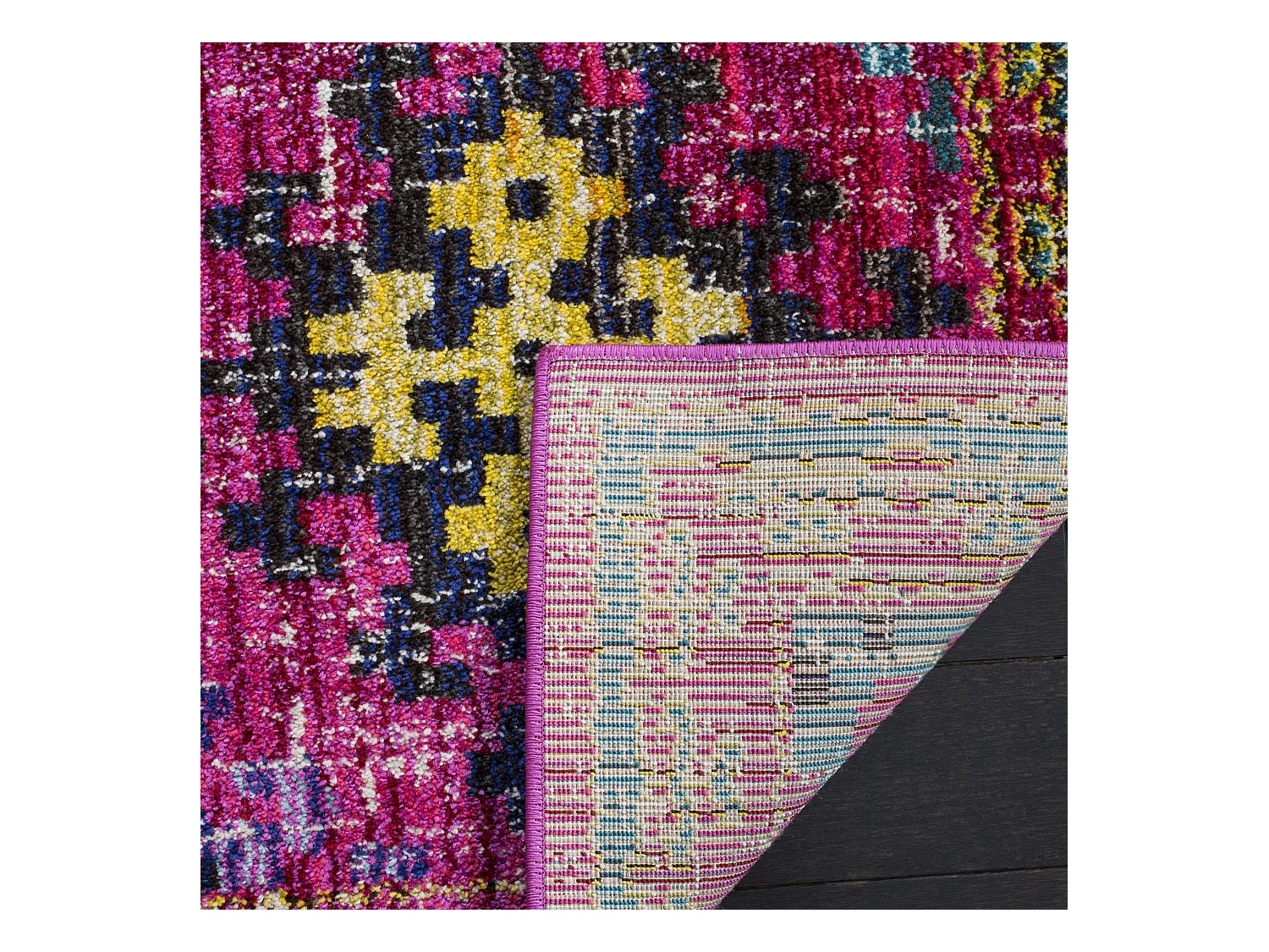 Tapis Rose/Multicolore 122 X 170 cm - Lunya