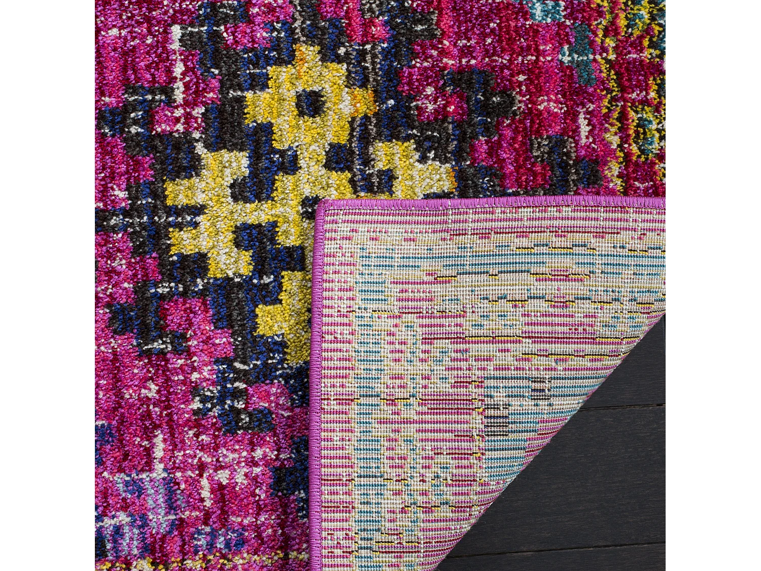 Tapis Rose/Multicolore 122 X 170 cm - Lunya