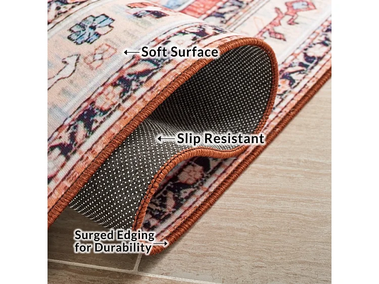 Tapis Beige/Bleu 244 X 305 cm - Fauna