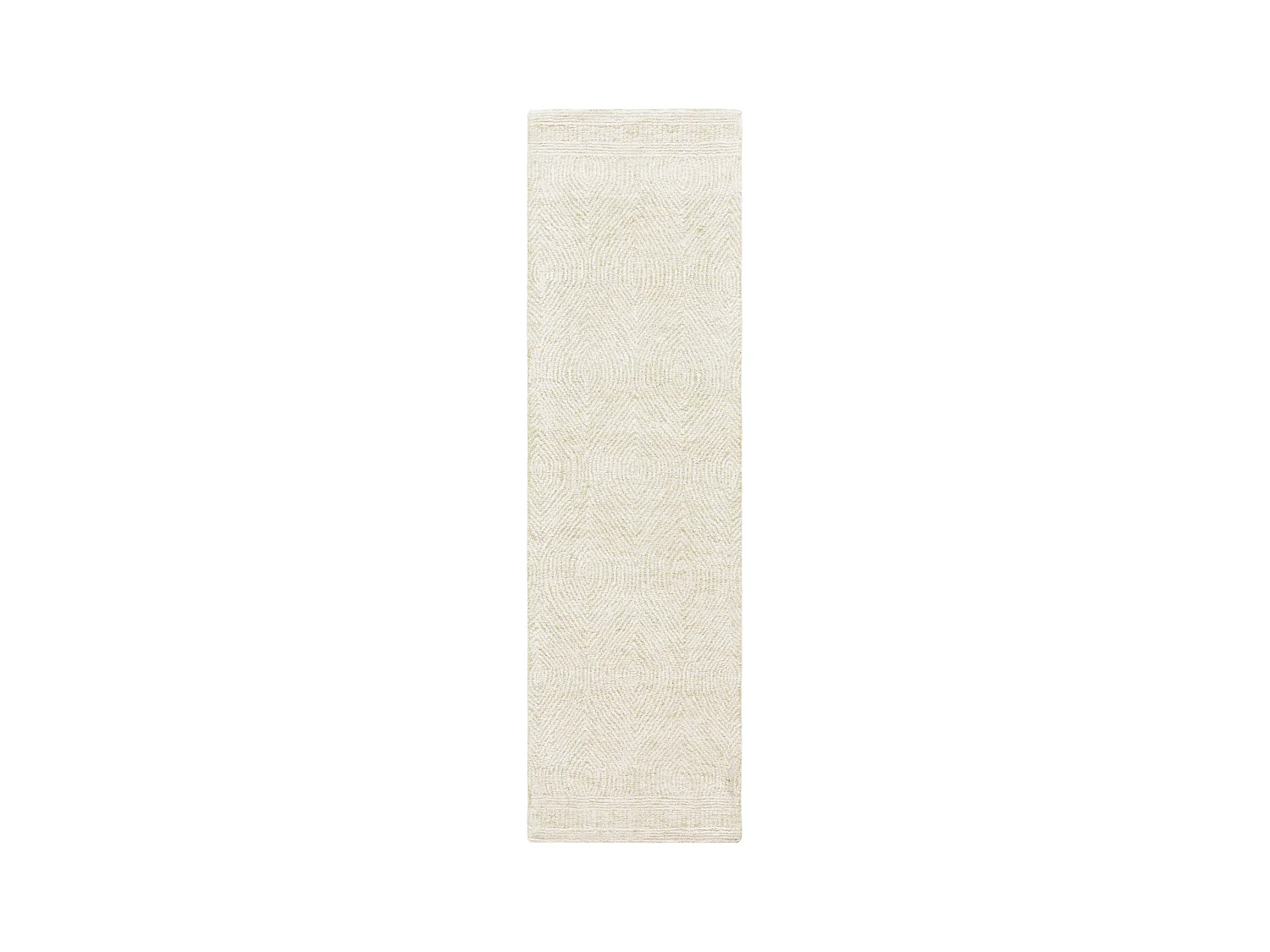 Tapis Vert/Ivoire 69 X 244 cm - Alaska
