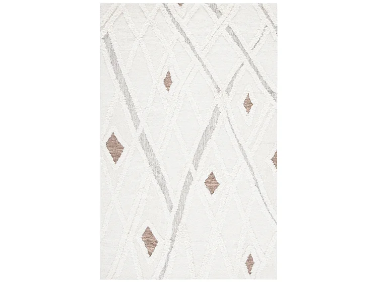 Tapis Ivoire/Marron 183 X 274 cm - Cyra