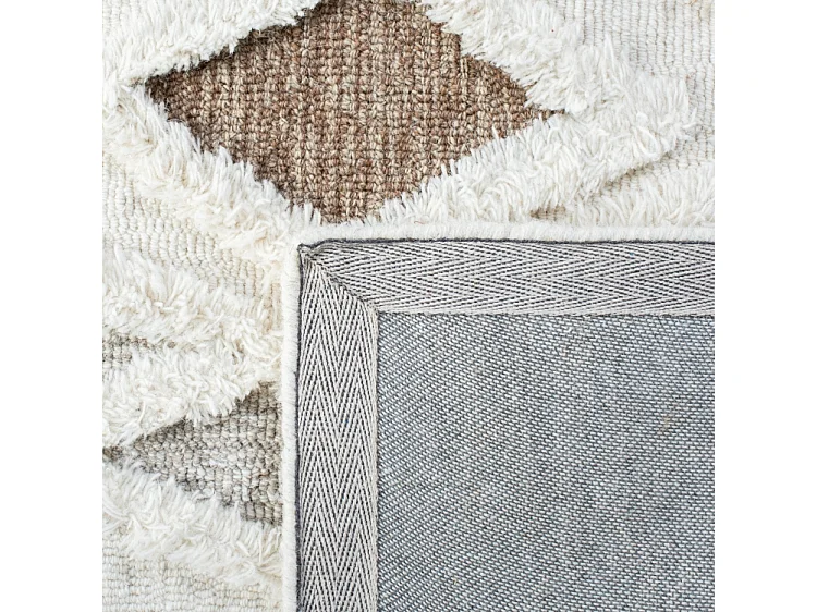 Tapis Ivoire/Marron 183 X 274 cm - Cyra