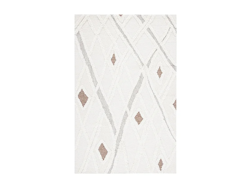 Tapis Ivoire/Marron 183 X 274 cm - Cyra