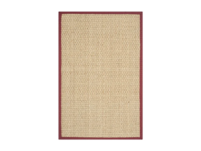 Tapis Beige/Rouge 61 X 91 cm - Roselyn