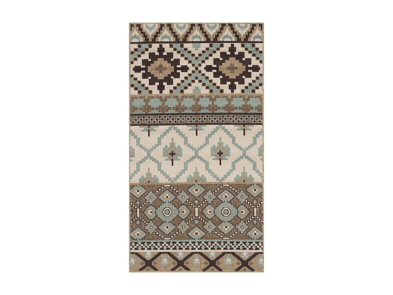 Tapis Neutre/Marron 79 X 152 cm - Sihora