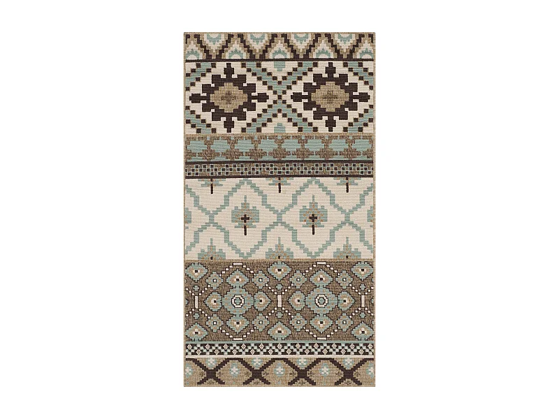 Tapis Neutre/Marron 79 X 152 cm - Sihora