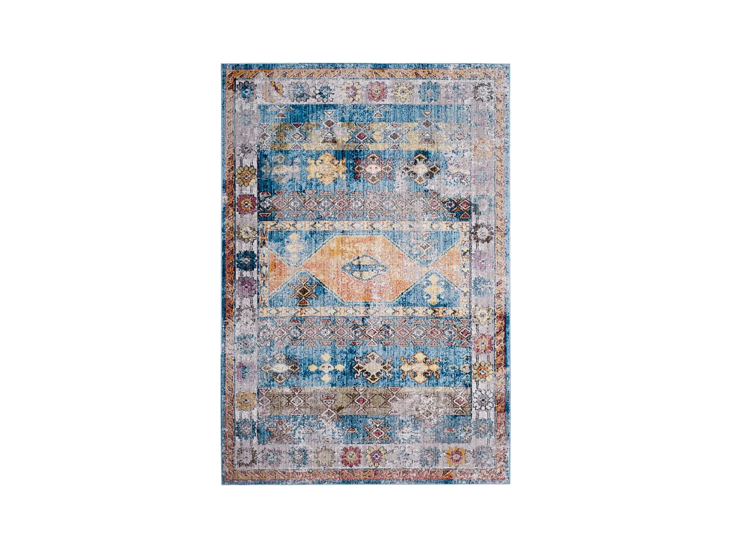 Tapis Bleu/Gris 122 X 183 cm - Yasmeen