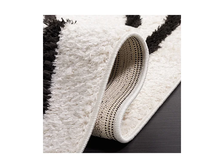 Tapis Ivoire/Noir 91 X 152 cm - Verena