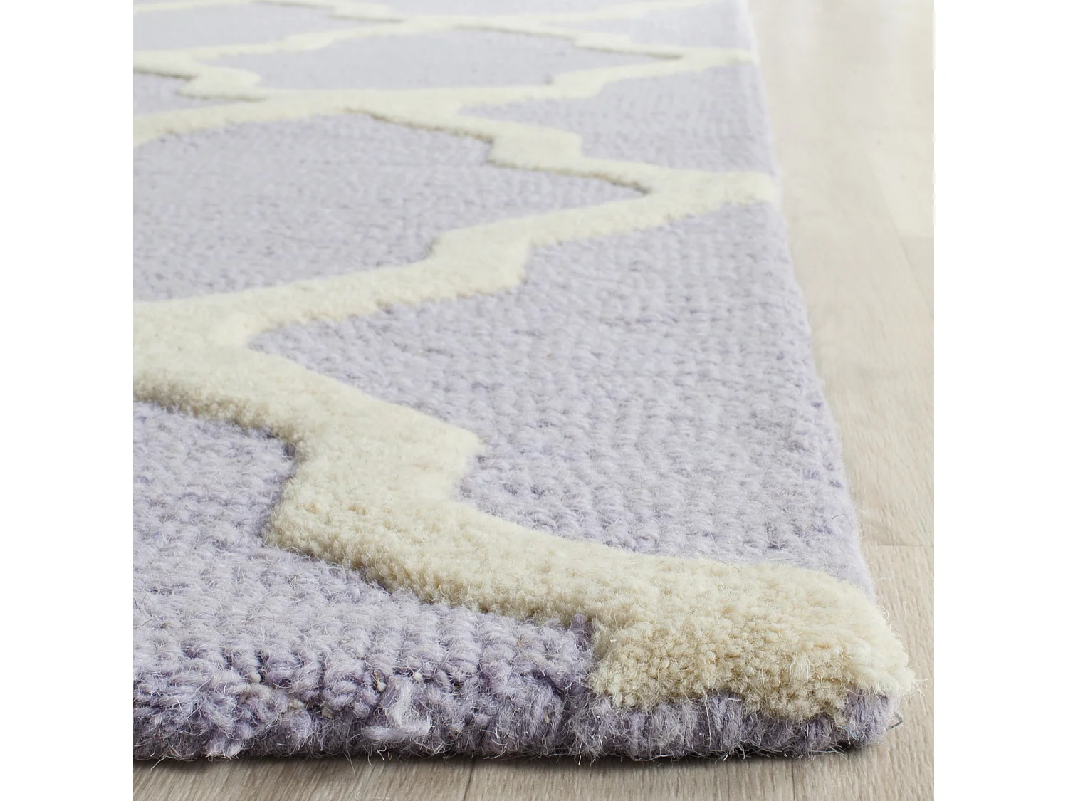 Tapis Violet/Neutre 76 X 244 cm - Ava