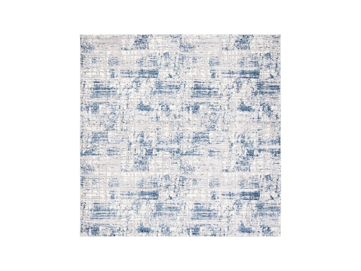 Tapis Bleu/Gris 201 X 201 cm - Azura