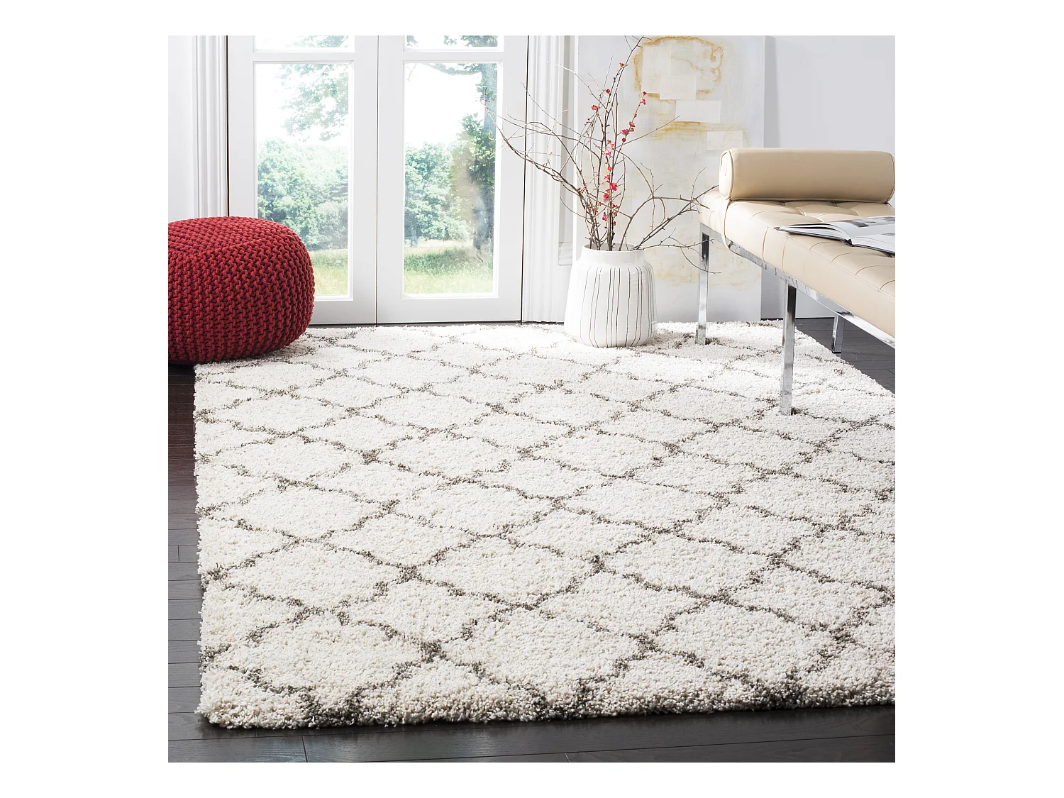 Tapis Neutre/Gris 183 X 274 cm - Coco