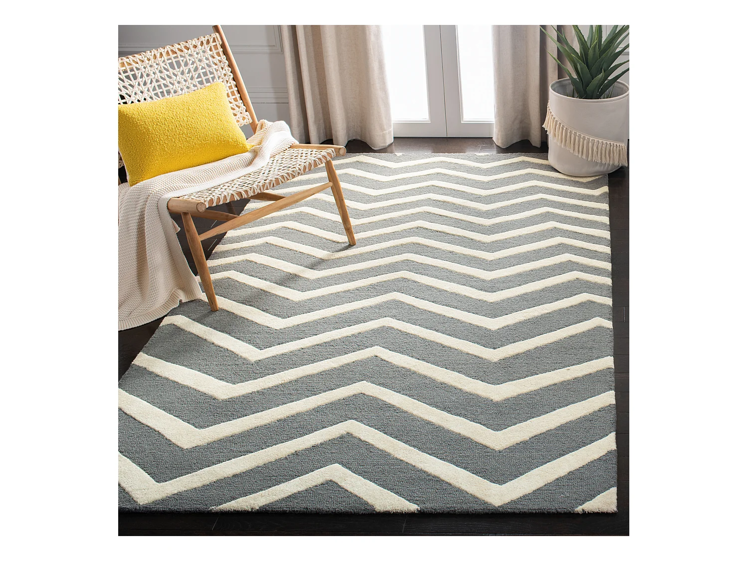 Tapis Gris/Neutre 152 X 244 cm - Edie